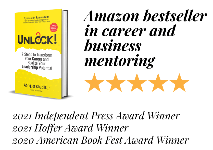 Unlock! award-winning and bestselling career leadership book Abhijeet khadilkar